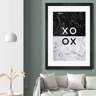 XO XO by Dana Shek on GIANT ART - white typography