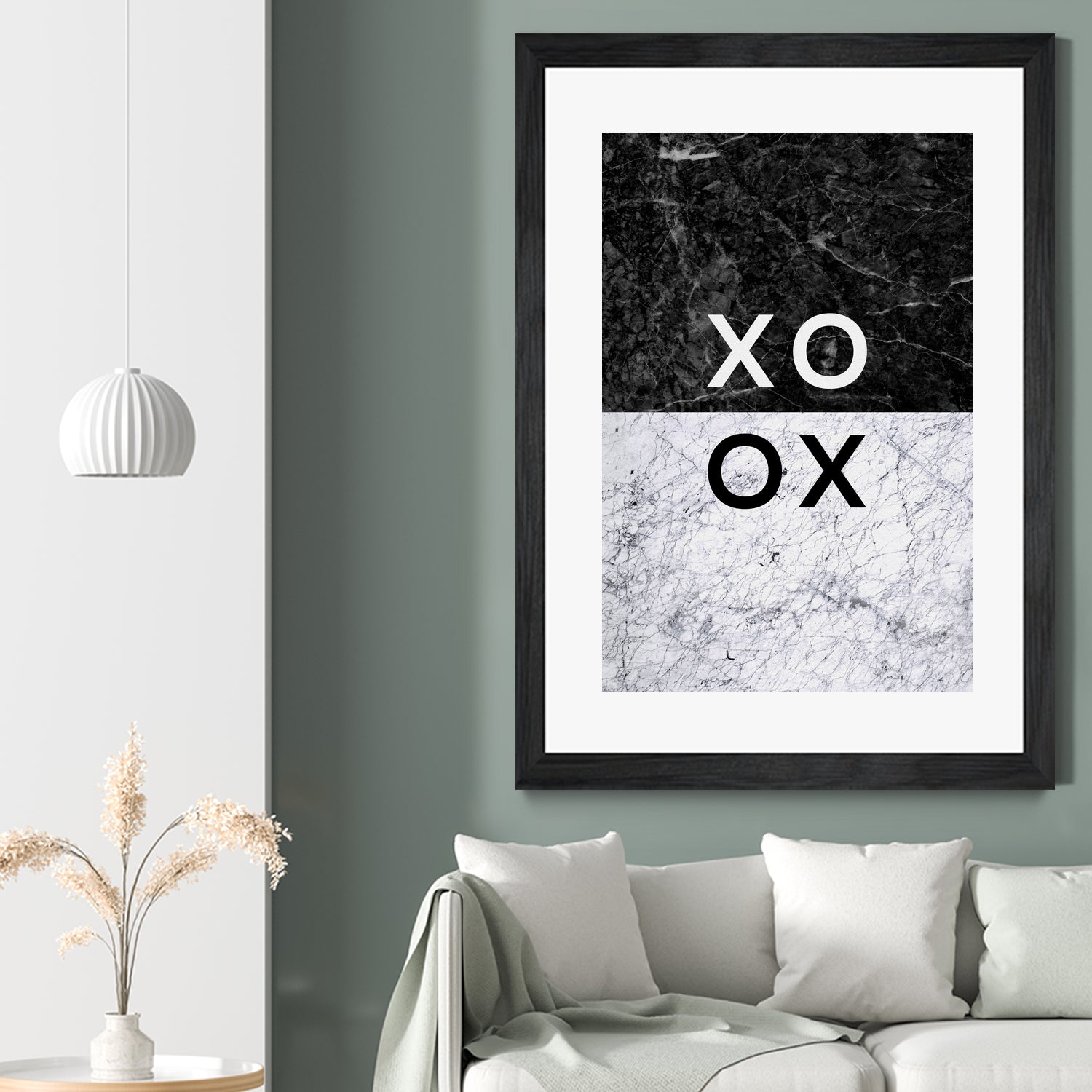 XO XO by Dana Shek on GIANT ART - white typography