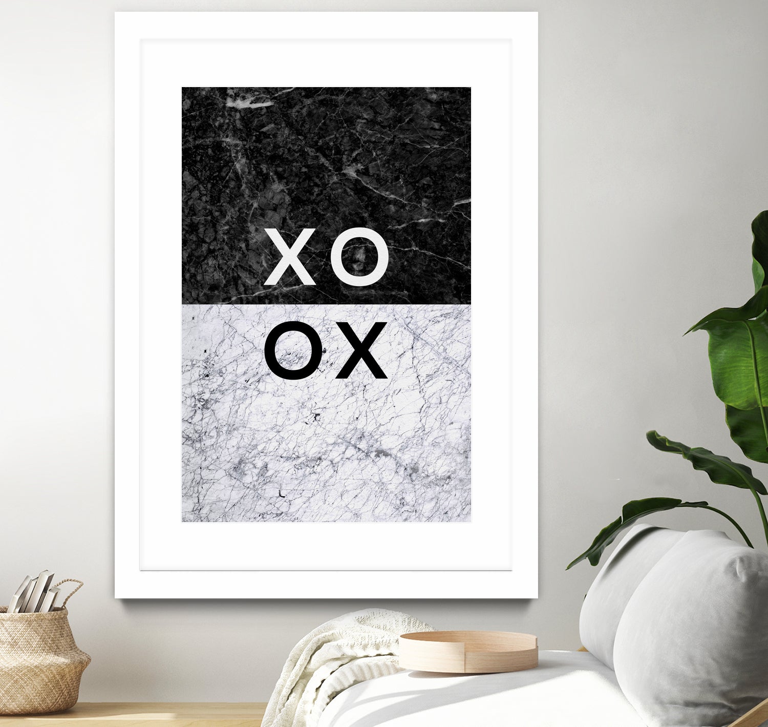 XO XO by Dana Shek on GIANT ART - white typography