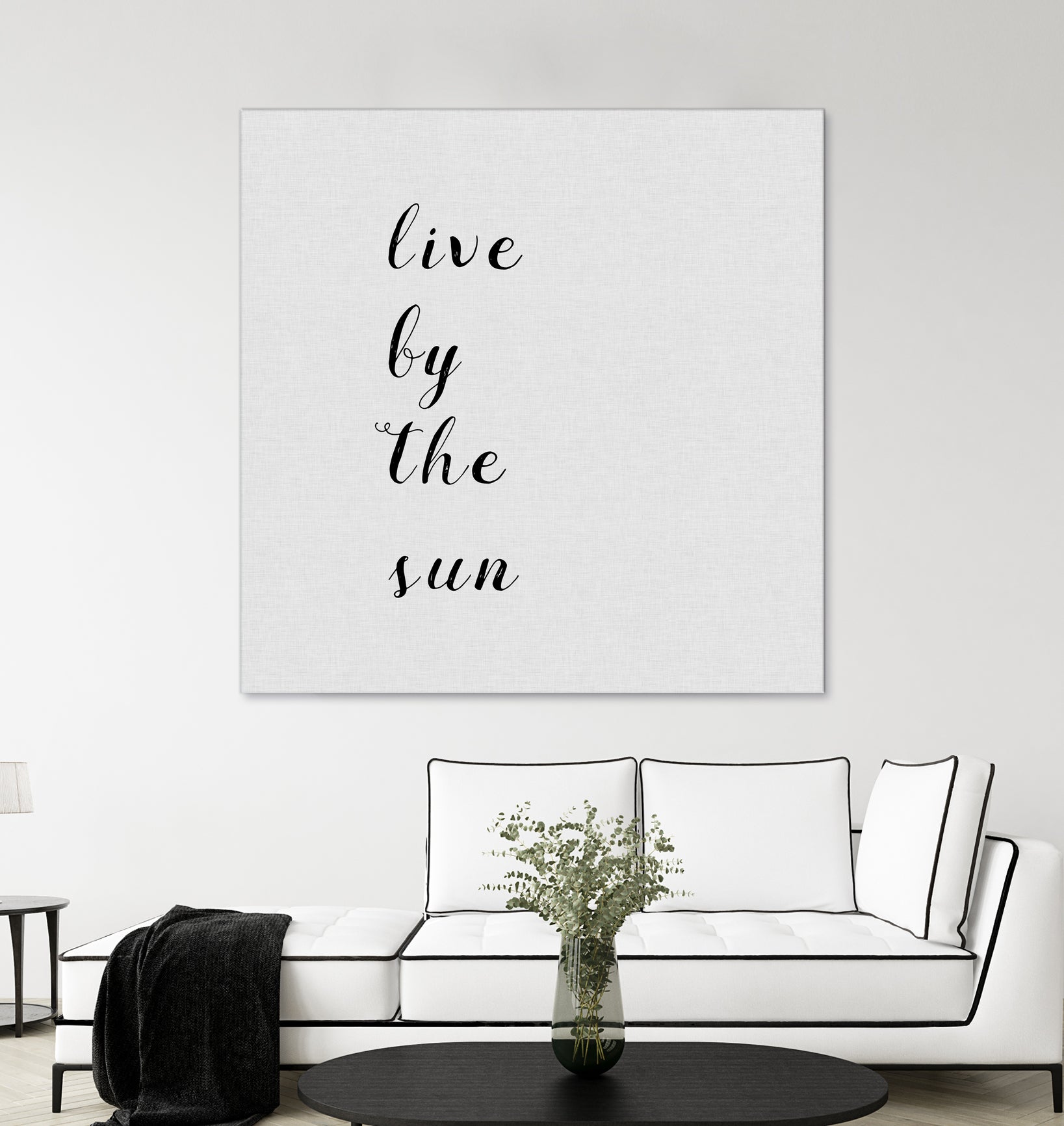 Live By The Sun by Dana Shek on GIANT ART - white digital painting