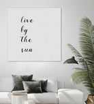 Live By The Sun by Dana Shek on GIANT ART - white digital painting