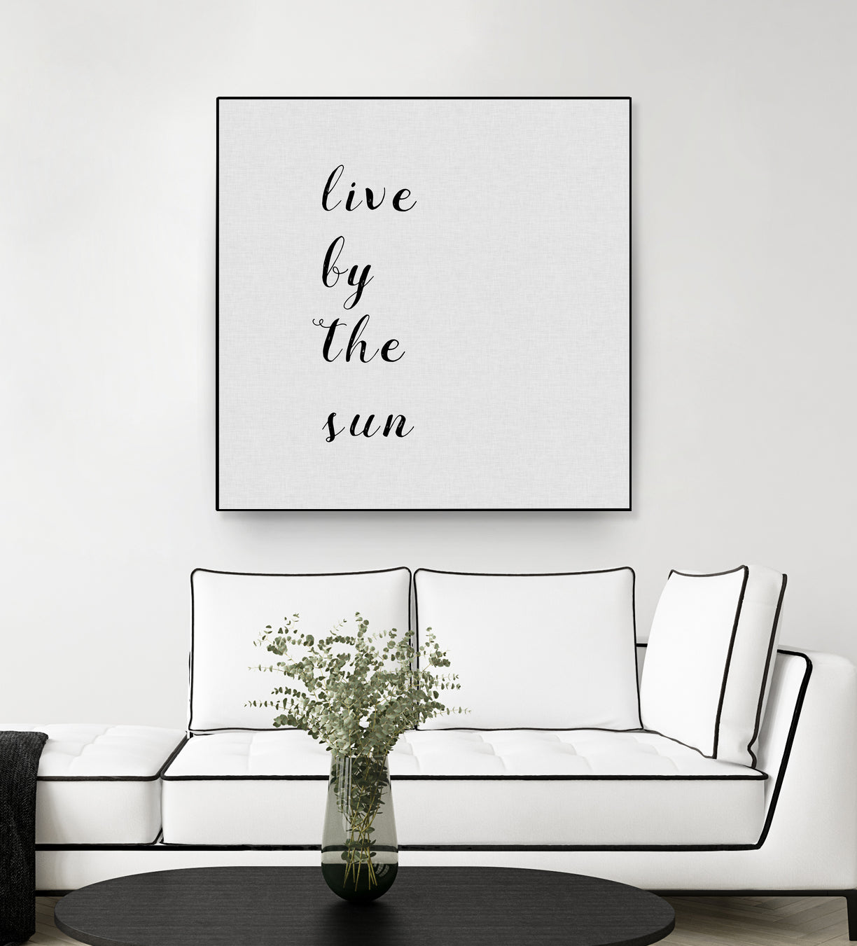 Live By The Sun by Dana Shek on GIANT ART - white digital painting