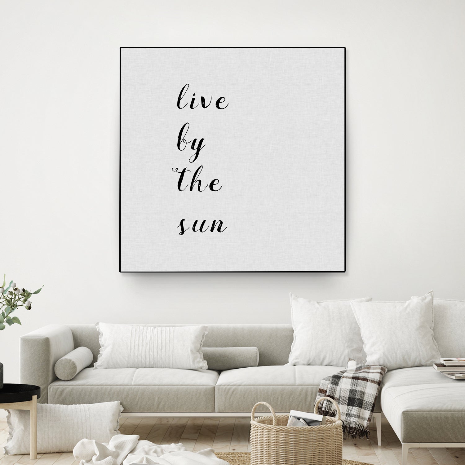 Live By The Sun by Dana Shek on GIANT ART - white digital painting