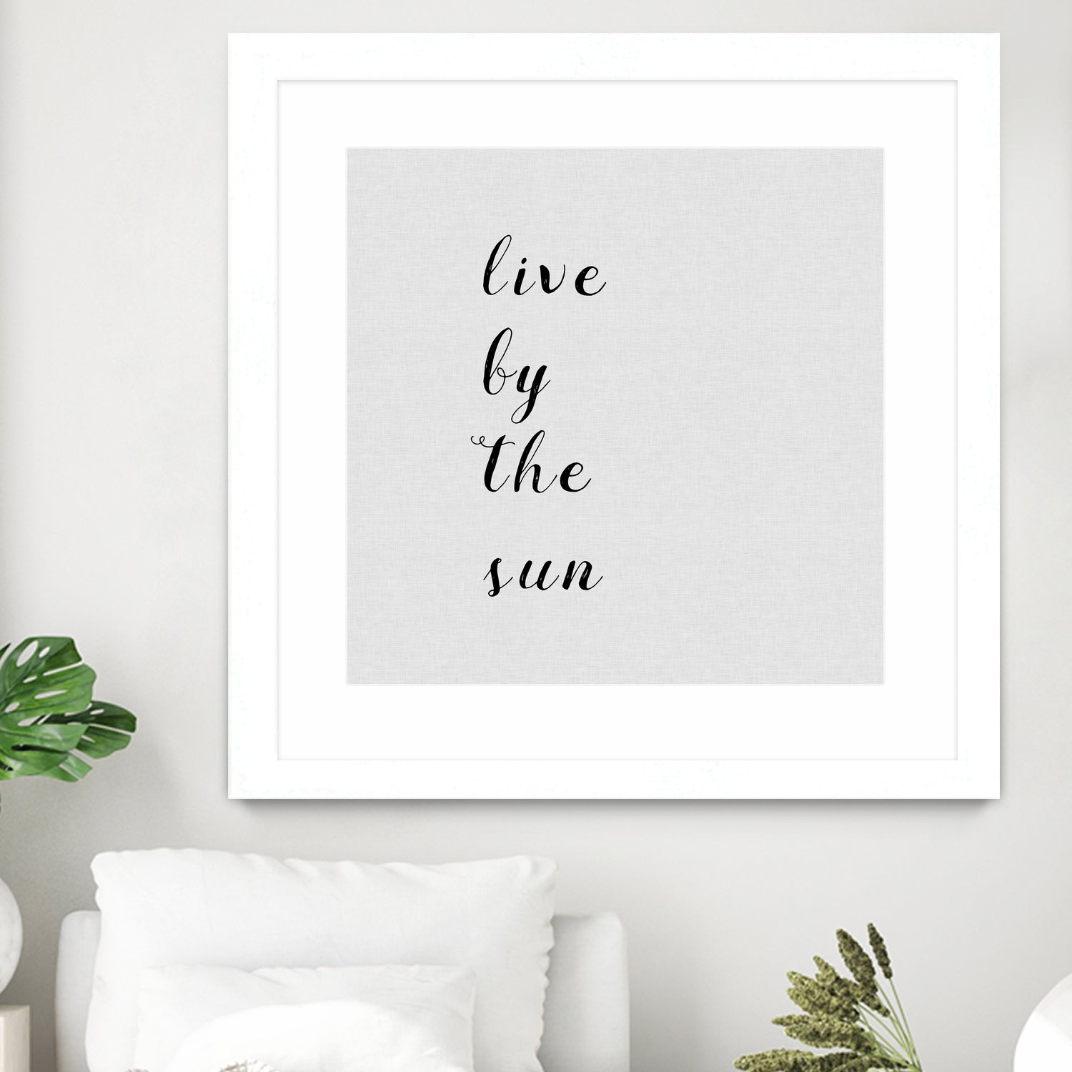 Live By The Sun by Dana Shek on GIANT ART - white digital painting