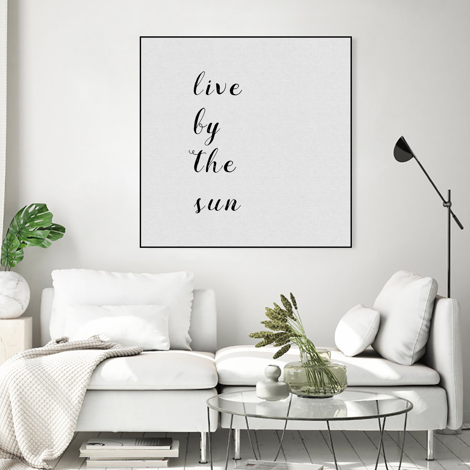 Live By The Sun by Dana Shek on GIANT ART - white digital painting