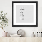 Live By The Sun by Dana Shek on GIANT ART - white digital painting