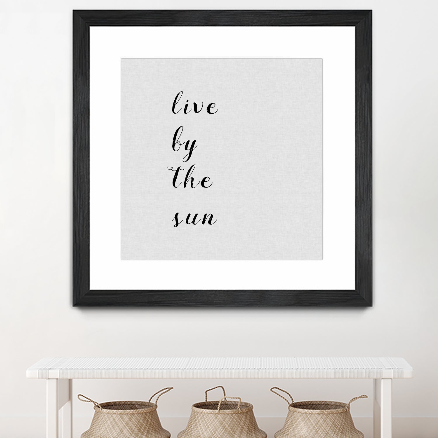 Live By The Sun by Dana Shek on GIANT ART - white digital painting