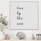 Live By The Sun by Dana Shek on GIANT ART - white digital painting