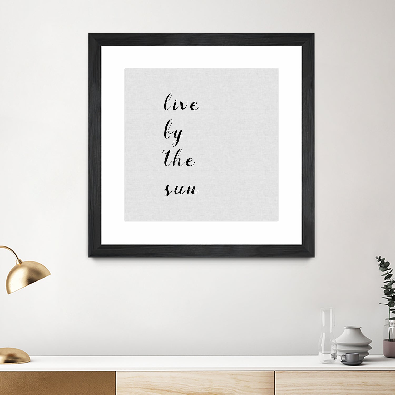 Live By The Sun by Dana Shek on GIANT ART - white digital painting