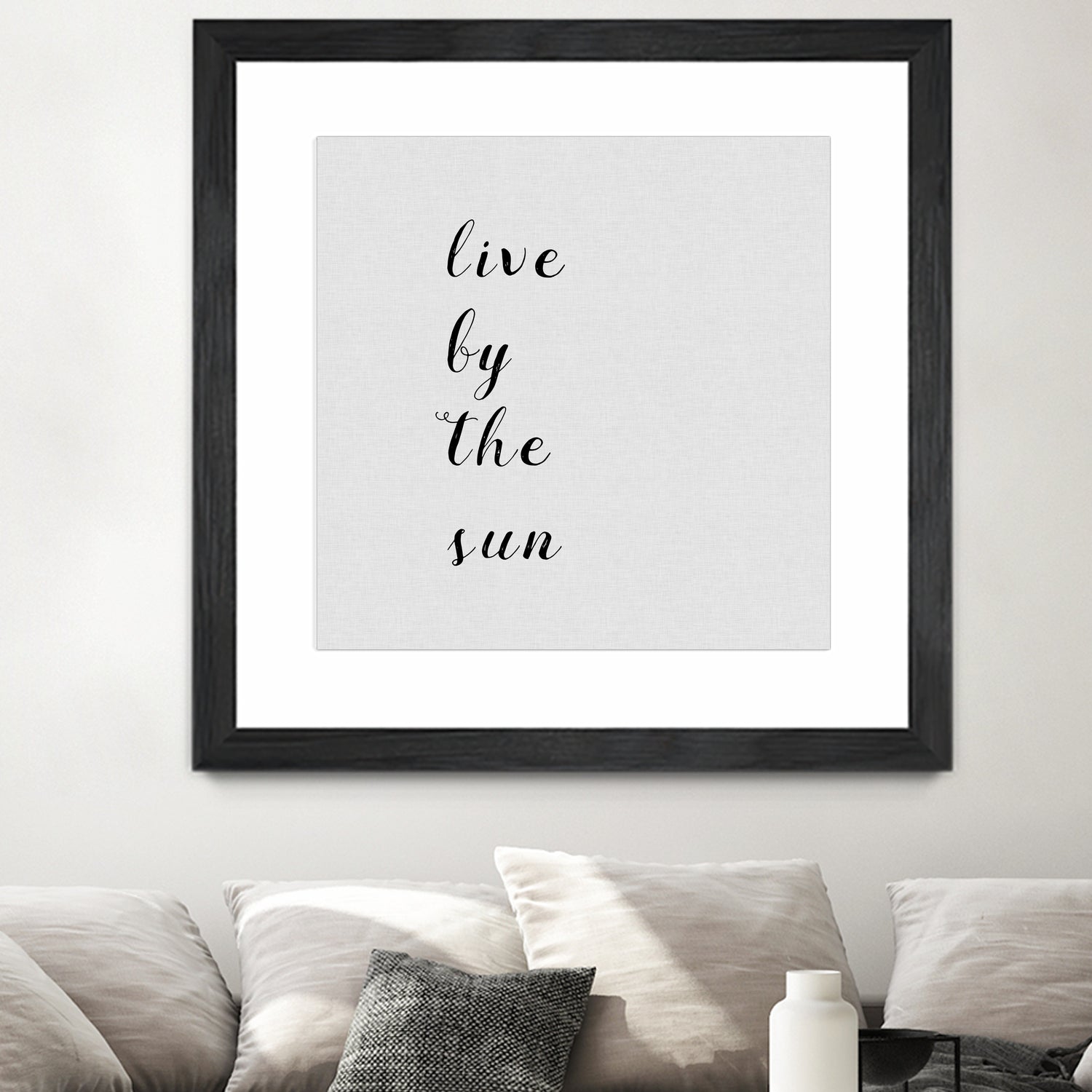 Live By The Sun by Dana Shek on GIANT ART - white digital painting