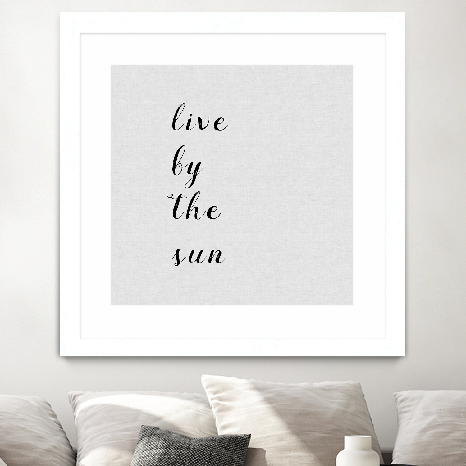 Live By The Sun by Dana Shek on GIANT ART - white digital painting