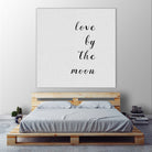 Love By The Moon by Dana Shek on GIANT ART - white digital painting