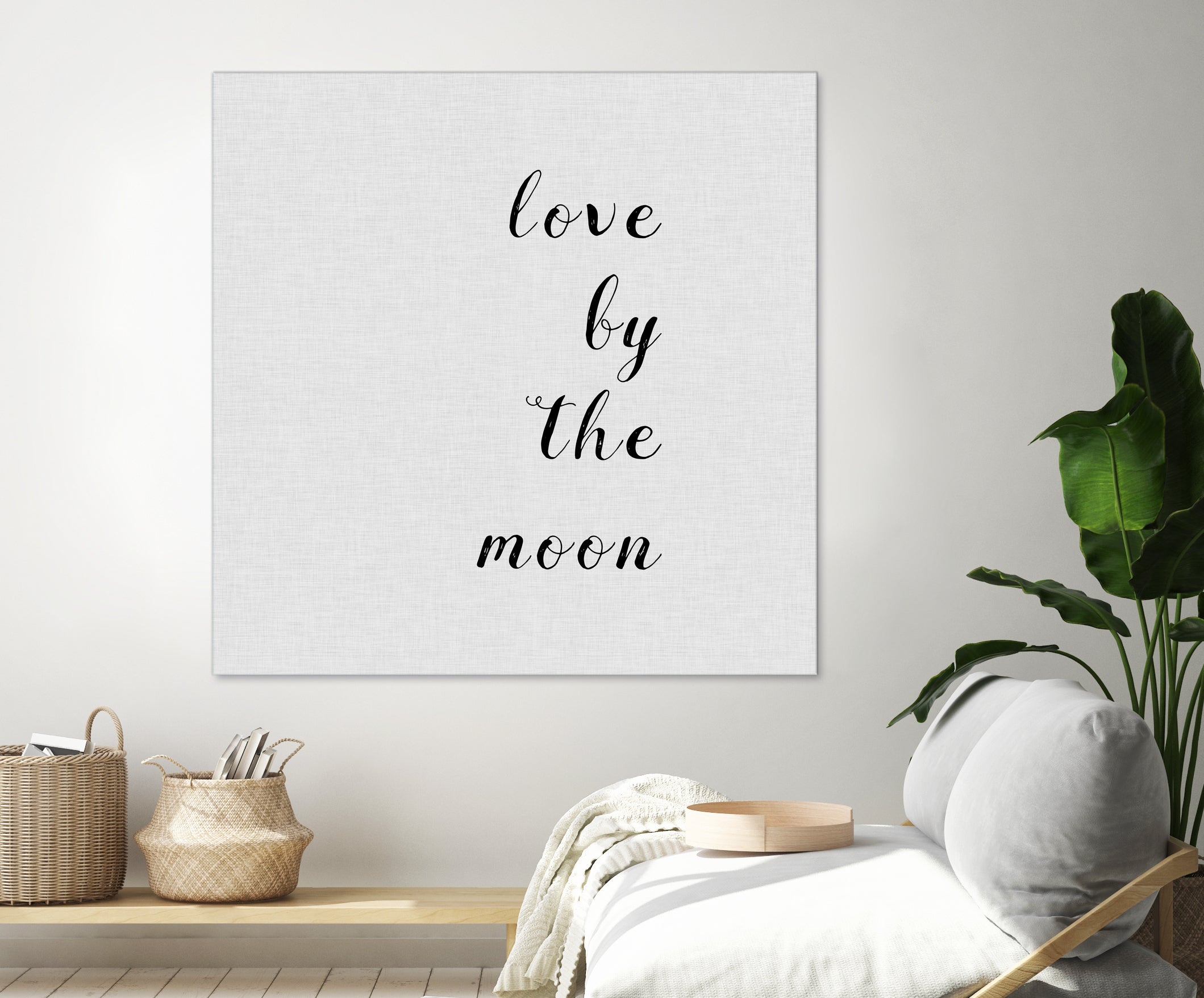 Love By The Moon by Dana Shek on GIANT ART - white digital painting