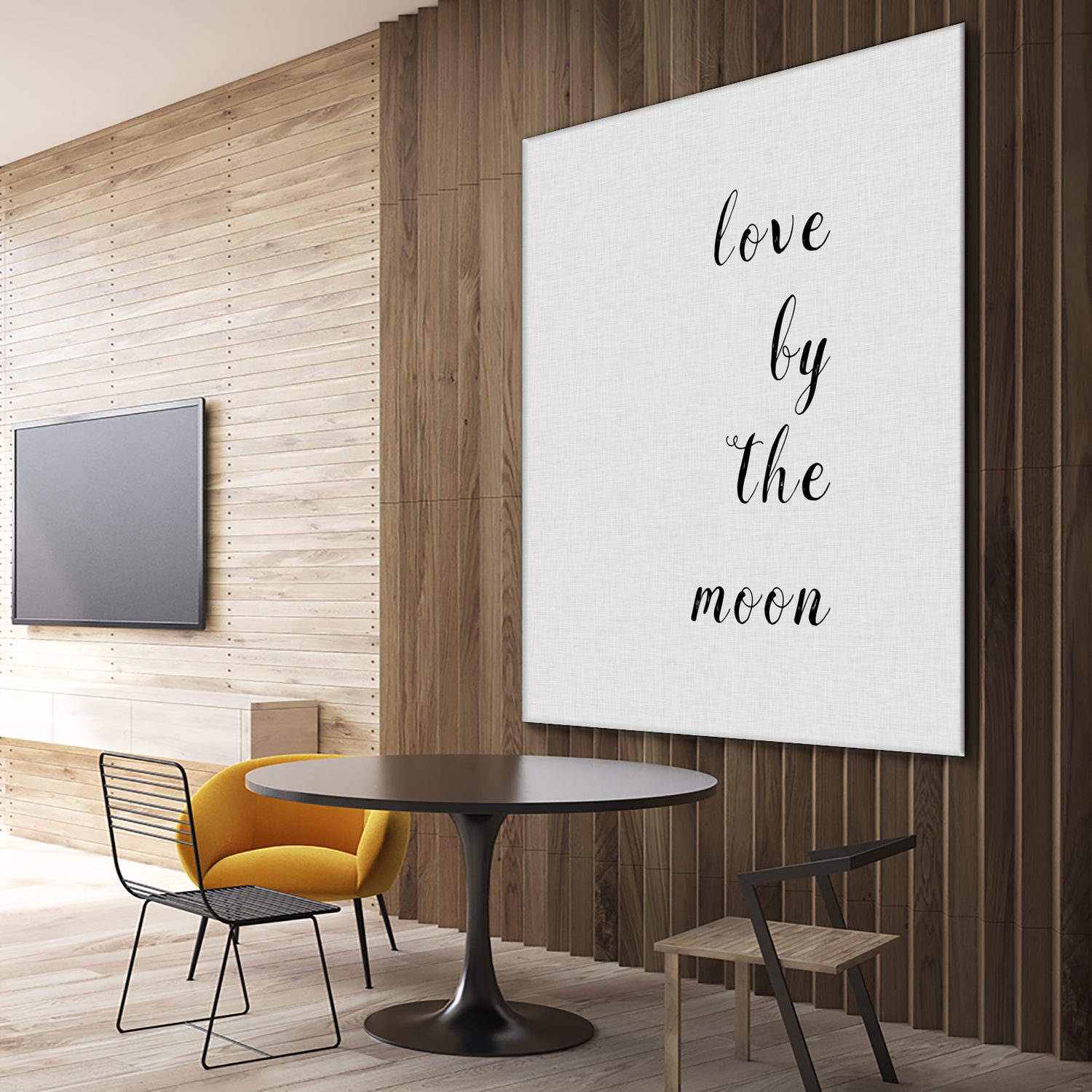 Love By The Moon by Dana Shek on GIANT ART - white digital painting