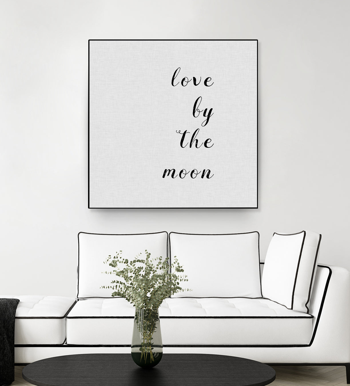 Love By The Moon by Dana Shek on GIANT ART - white digital painting