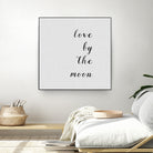 Love By The Moon by Dana Shek on GIANT ART - white digital painting