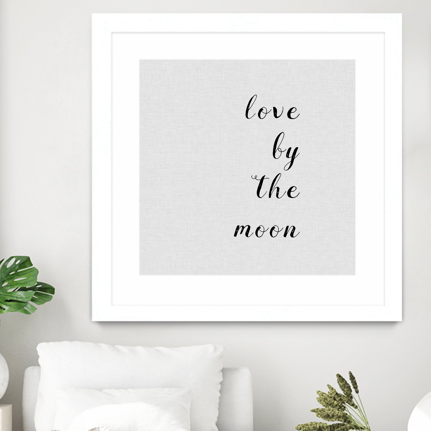 Love By The Moon by Dana Shek on GIANT ART - white digital painting