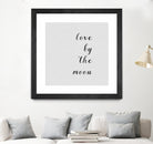 Love By The Moon by Dana Shek on GIANT ART - white digital painting