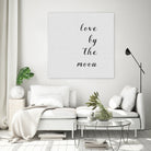 Love By The Moon by Dana Shek on GIANT ART - white digital painting