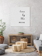 Love By The Moon by Dana Shek on GIANT ART - white digital painting