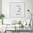 Love By The Moon by Dana Shek on GIANT ART - white digital painting