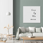 Love By The Moon by Dana Shek on GIANT ART - white digital painting