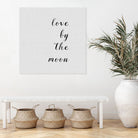 Love By The Moon by Dana Shek on GIANT ART - white digital painting