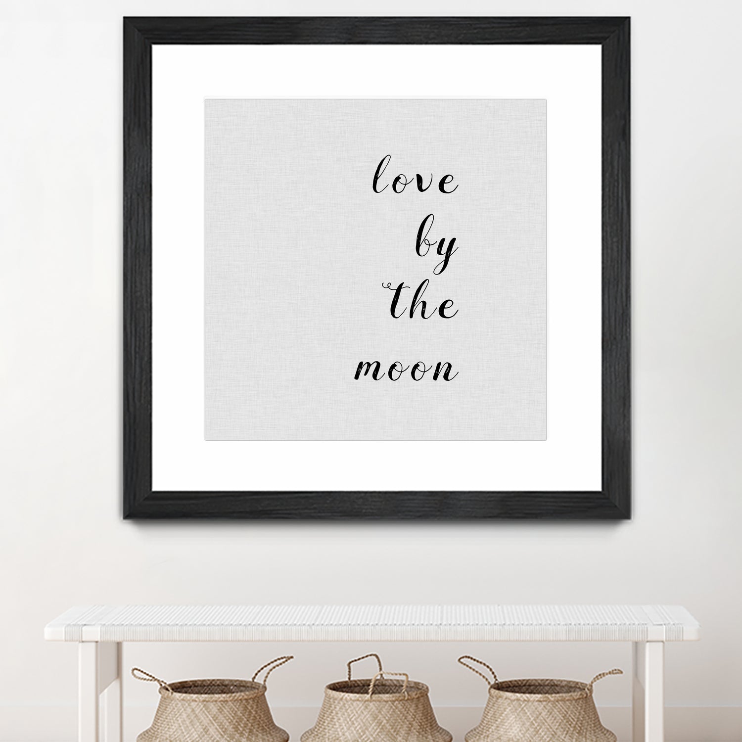 Love By The Moon by Dana Shek on GIANT ART - white digital painting