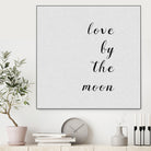 Love By The Moon by Dana Shek on GIANT ART - white digital painting