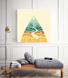 The Road Goes Ever On... by Wayne Minnis on GIANT ART - yellow vector illustration