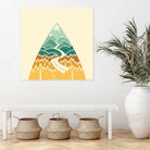 The Road Goes Ever On... by Wayne Minnis on GIANT ART - yellow vector illustration