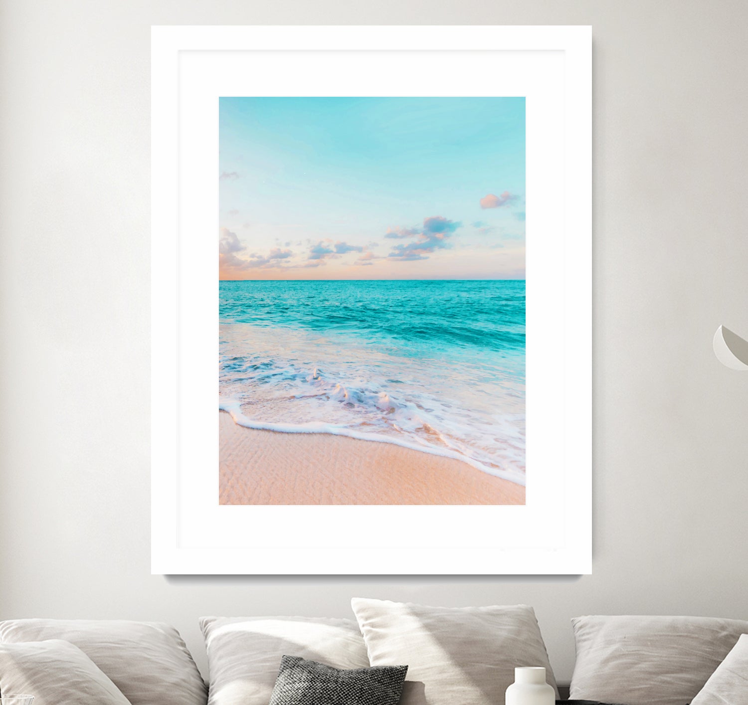 Ocean Bliss, Nature Landscape Sea Travel Tropical, Nordic by Uma Gokhale on GIANT ART - blue photo illustration