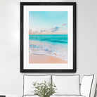 Ocean Bliss, Nature Landscape Sea Travel Tropical, Nordic by Uma Gokhale on GIANT ART - blue photo illustration