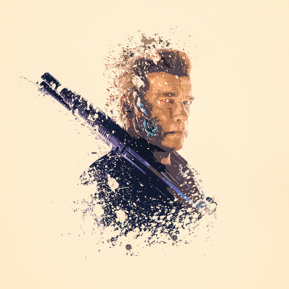 Terminator Arnold Schwarzenegger - Art Print by Jurijs Permanickis ...