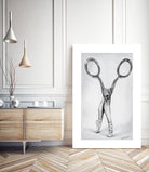 Scissors by Emi Dimitrova on GIANT ART - gray mixed media