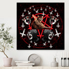 satanic cat pentagram death black metal band exorcist by Damian Augustyniak on GIANT ART - black photo manipulation