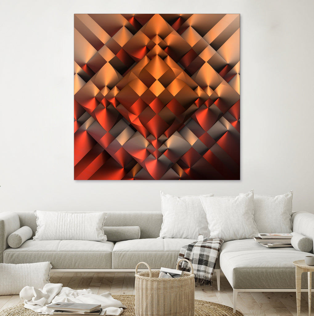 Copper Toned by Lyle Hatch on GIANT ART - orange 3d art