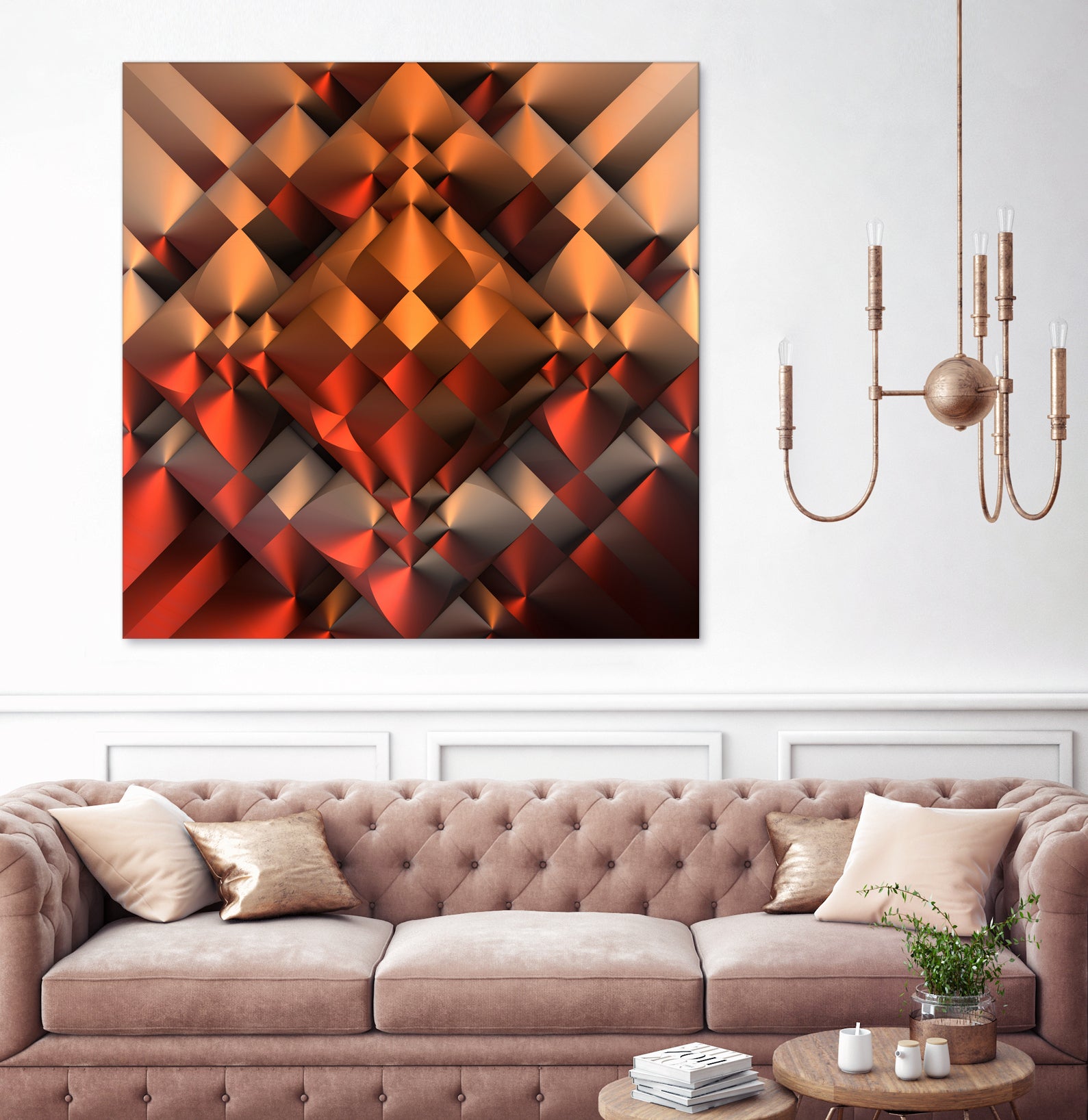 Copper Toned by Lyle Hatch on GIANT ART - orange 3d art