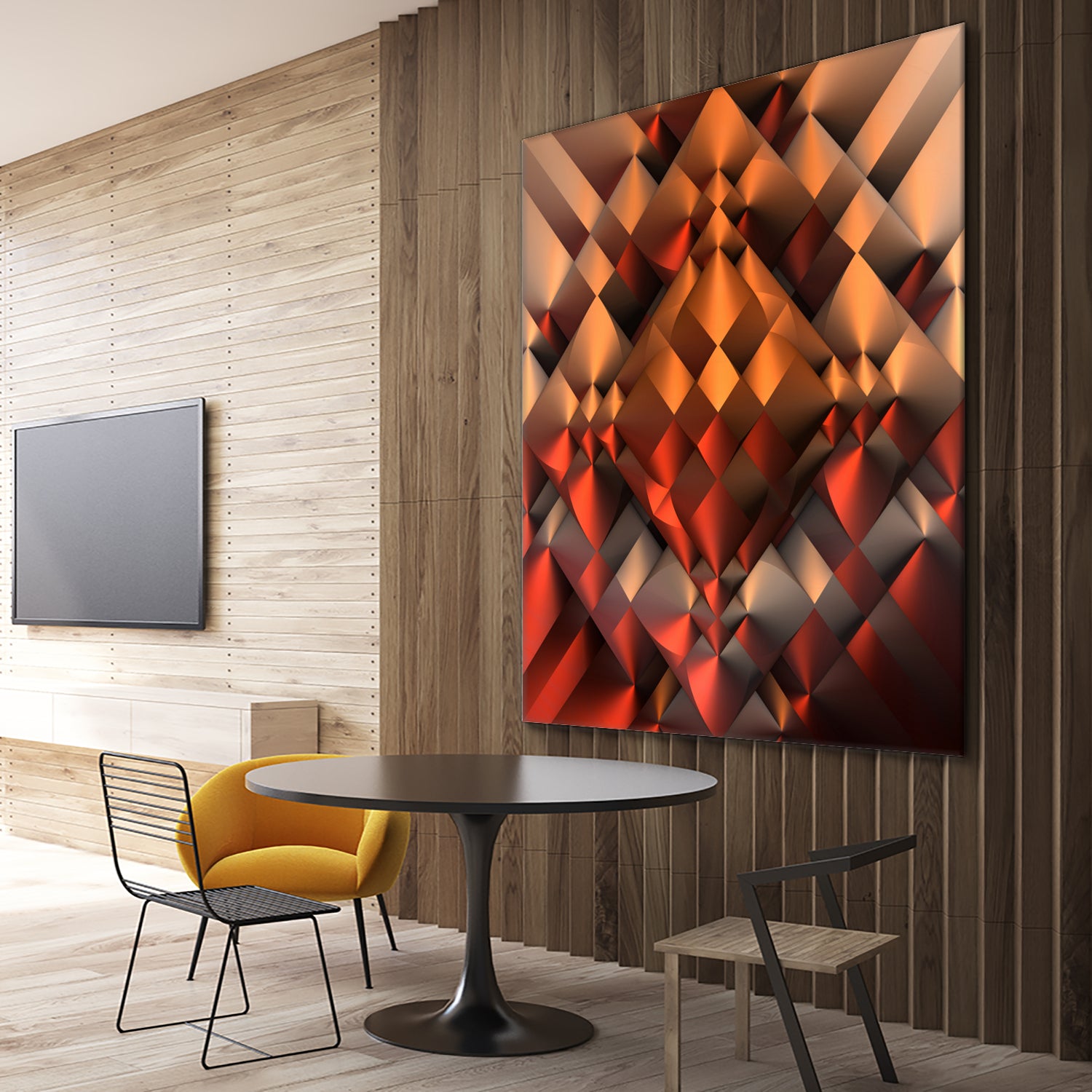 Copper Toned by Lyle Hatch on GIANT ART - orange 3d art