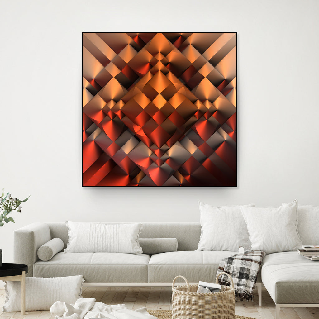 Copper Toned by Lyle Hatch on GIANT ART - orange 3d art