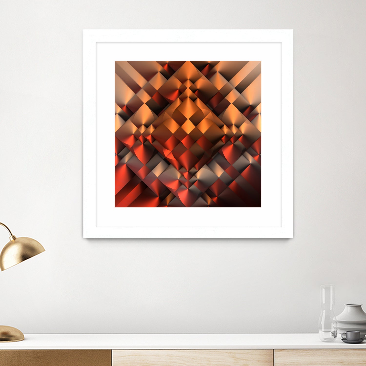 Copper Toned by Lyle Hatch on GIANT ART - orange 3d art