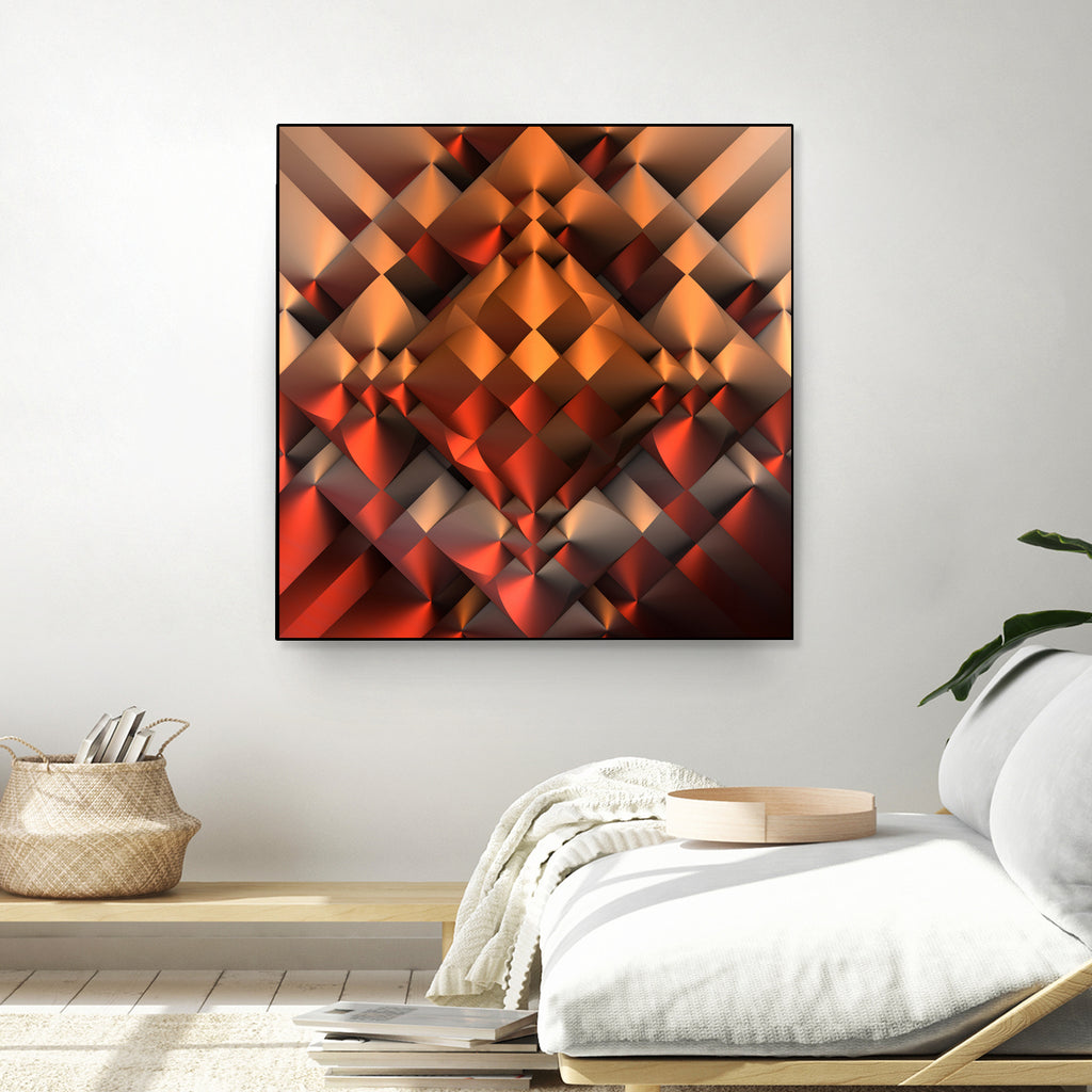 Copper Toned by Lyle Hatch on GIANT ART - orange 3d art