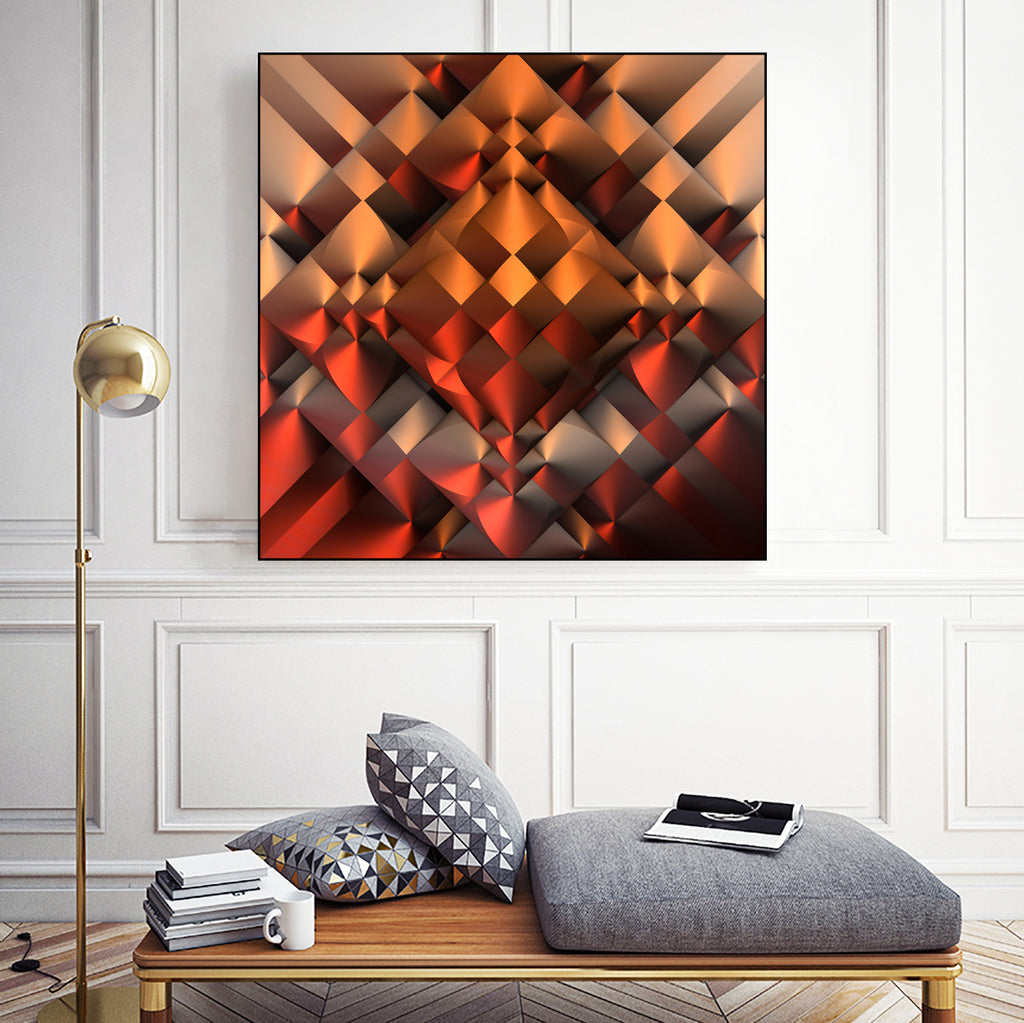 Copper Toned by Lyle Hatch on GIANT ART - orange 3d art