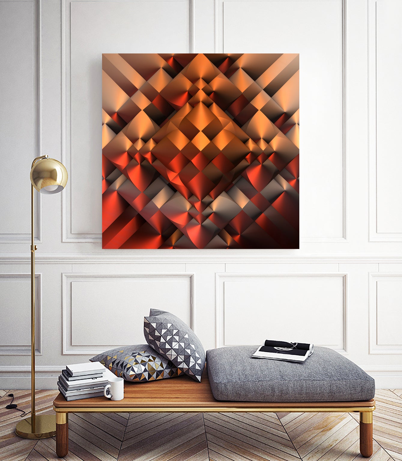 Copper Toned by Lyle Hatch on GIANT ART - orange 3d art