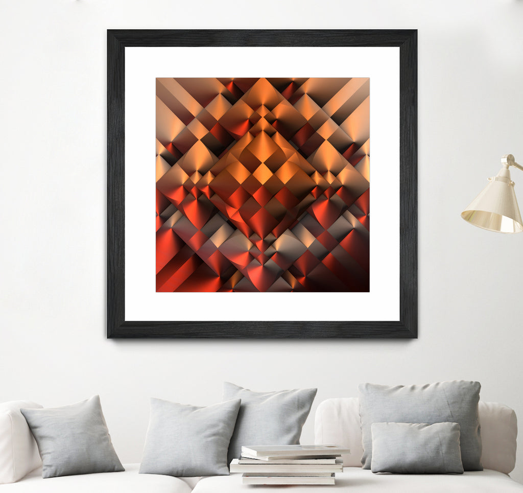 Copper Toned by Lyle Hatch on GIANT ART - orange 3d art