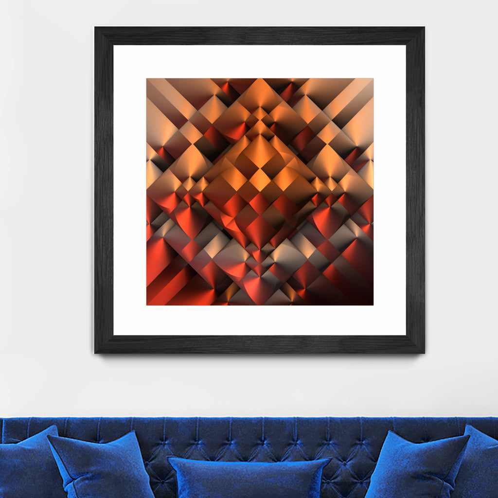 Copper Toned by Lyle Hatch on GIANT ART - orange 3d art