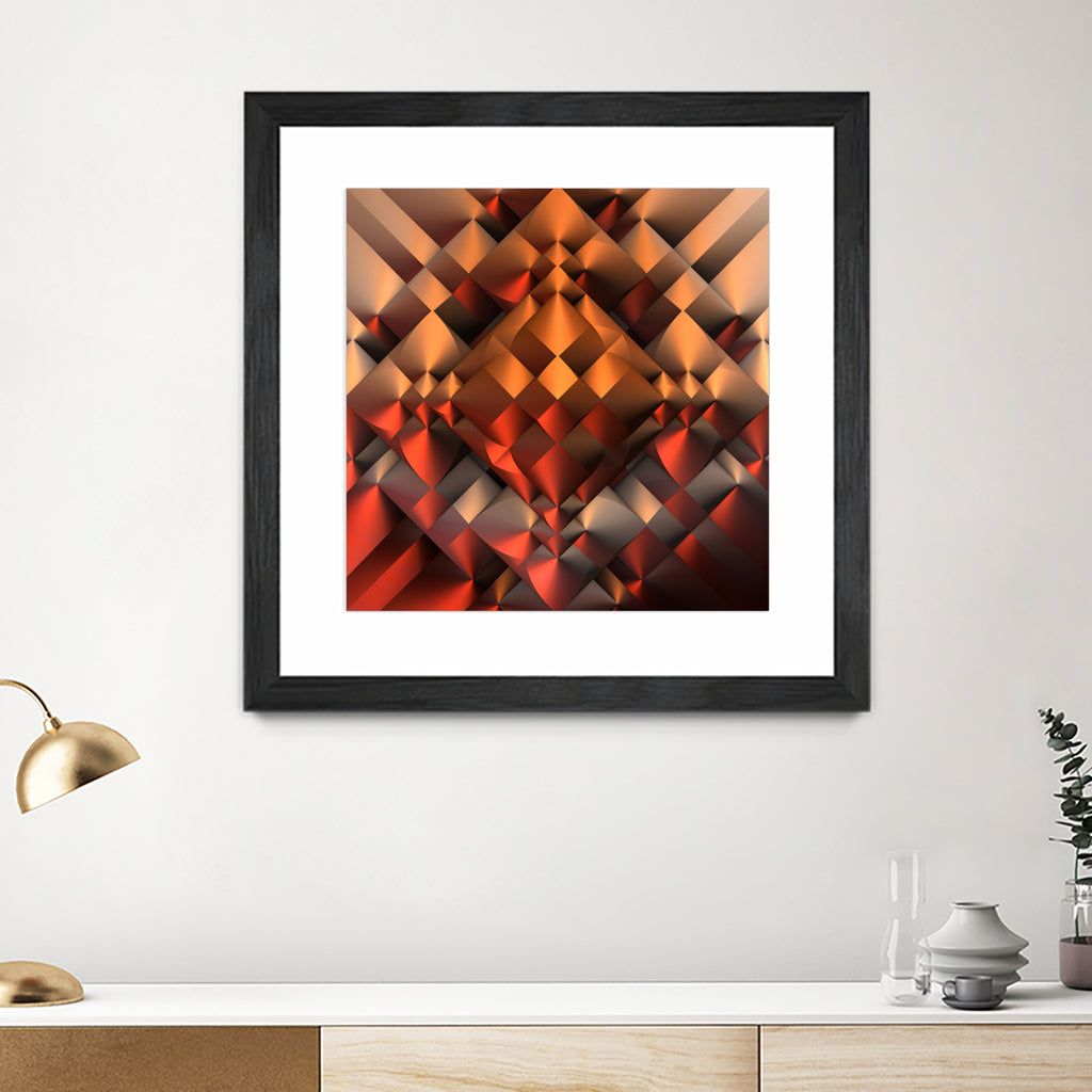 Copper Toned by Lyle Hatch on GIANT ART - orange 3d art