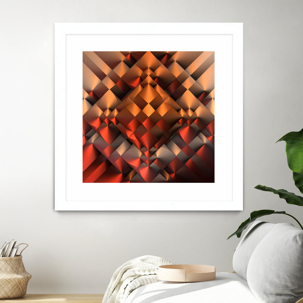 Copper Toned by Lyle Hatch on GIANT ART - orange 3d art