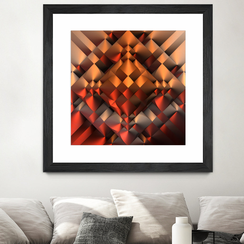 Copper Toned by Lyle Hatch on GIANT ART - orange 3d art