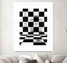 Chanel Chess by Daniel Janda on GIANT ART - black mixed media